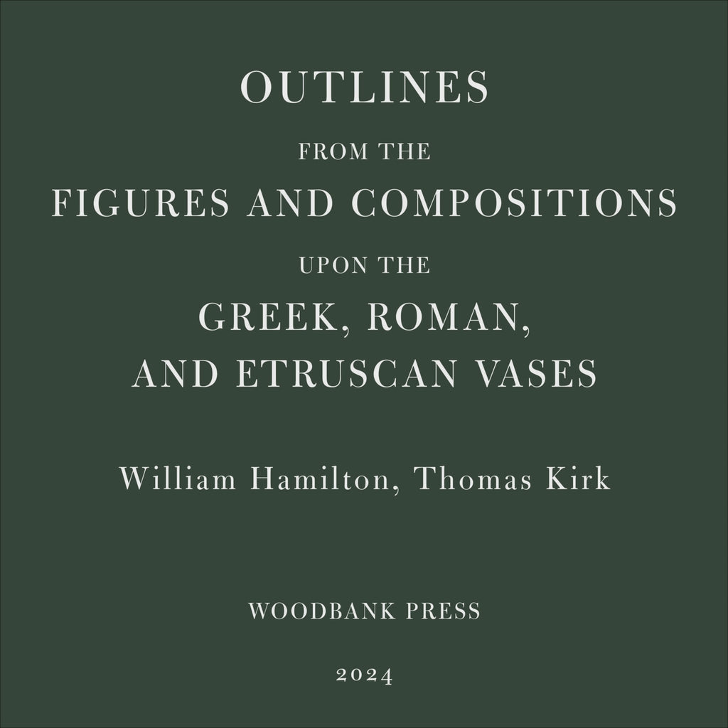Fine press edition of Sir William Hamilton’s Outlines from the Figures and Compositions upon the Greek, Roman, and Etruscan Vases by Woodbank Press, showing the hand-bound leather volume, marbled boards and custom slipcase.