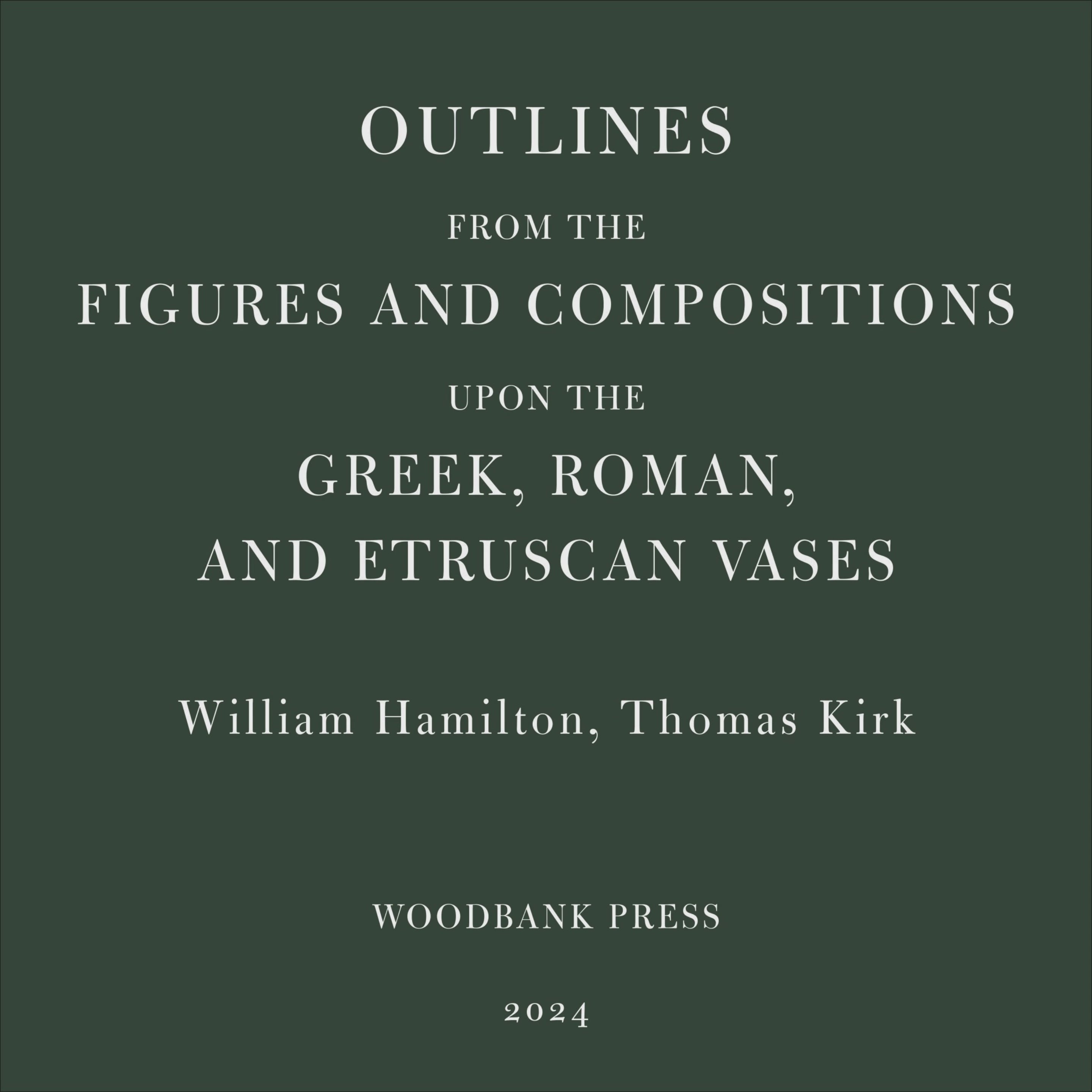 Fine press edition of Sir William Hamilton’s Outlines from the Figures and Compositions upon the Greek, Roman, and Etruscan Vases by Woodbank Press, showing the hand-bound leather volume, marbled boards and custom slipcase.
