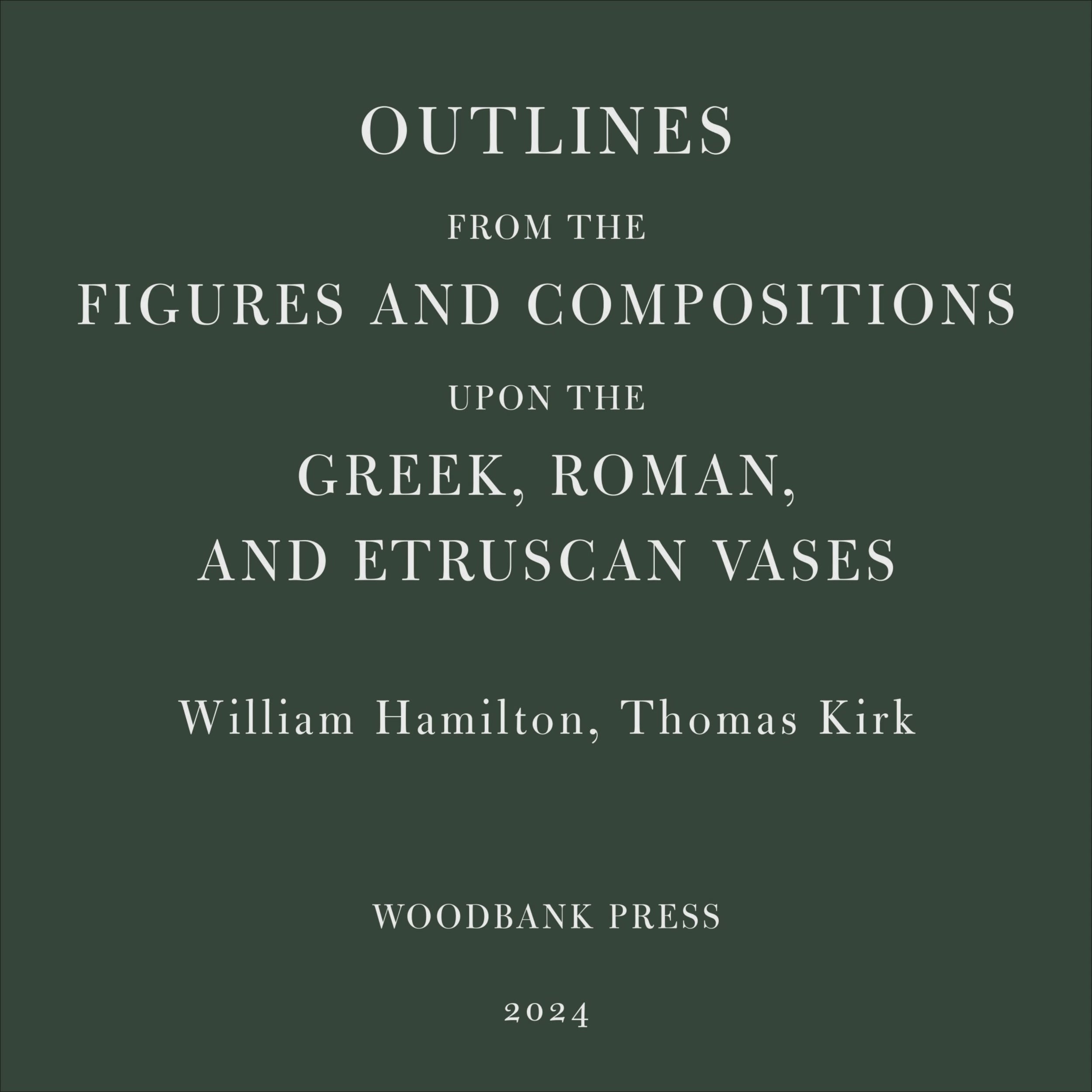 Fine press edition of Sir William Hamilton’s Outlines from the Figures and Compositions upon the Greek, Roman, and Etruscan Vases by Woodbank Press, showing the hand-bound leather volume, marbled boards and custom slipcase.
